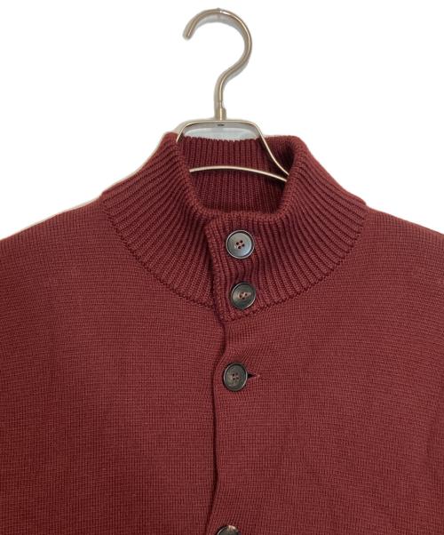 sartorio（サルトリオ）sartorio (サルトリオ) ウールニットブルゾン ブラウン サイズ:Mの古着・服飾アイテム