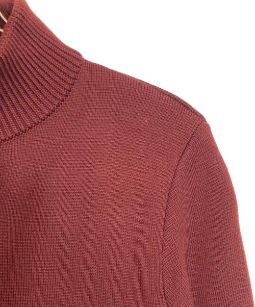 sartorio（サルトリオ）sartorio (サルトリオ) ウールニットブルゾン ブラウン サイズ:Mの古着・服飾アイテム