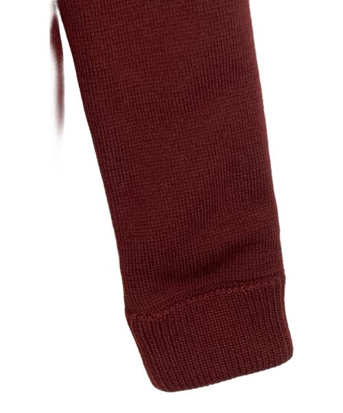 sartorio（サルトリオ）sartorio (サルトリオ) ウールニットブルゾン ブラウン サイズ:Mの古着・服飾アイテム