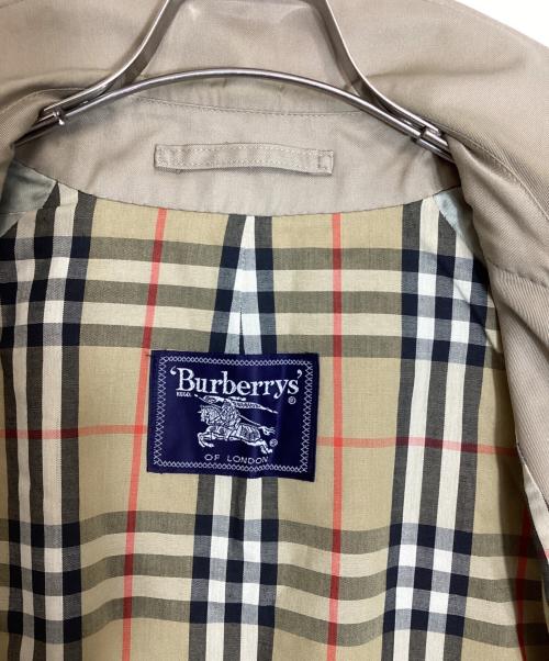 Burberry's（バーバリーズ）Burberry's (バーバリーズ) 裏ノバチェックステンカラーコート ベージュ サイズ:38Sの古着・服飾アイテム