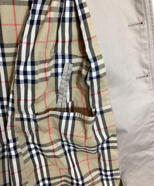 Burberry's（バーバリーズ）Burberry's (バーバリーズ) 裏ノバチェックステンカラーコート ベージュ サイズ:38Sの古着・服飾アイテム