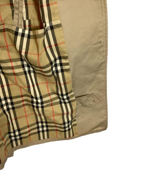 Burberry's（バーバリーズ）Burberry's (バーバリーズ) 裏ノバチェックステンカラーコート ベージュ サイズ:38Sの古着・服飾アイテム