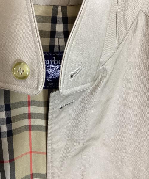 Burberry's（バーバリーズ）Burberry's (バーバリーズ) 裏ノバチェックステンカラーコート ベージュ サイズ:38Sの古着・服飾アイテム