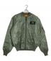 ALPHA INDUSTRIES（アルファインダストリーズ）の古着「MA-1ジャケット」｜オリーブ