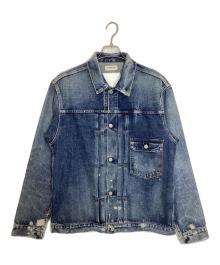 Ron Herman（ロンハーマン）の古着「Used Repair 1st Denim Jacket / ダメージ加工1stタイプデニムジャケット」｜インディゴ