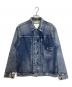 Ron Herman（ロンハーマン）の古着「Used Repair 1st Denim Jacket / ダメージ加工1stタイプデニムジャケット」｜インディゴ