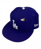 New Era×Paper Plans×MLBニューエラ×エムエルビー）の古着「キャップ」｜ブルー
