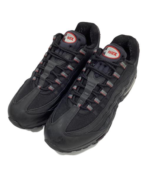 NIKE（ナイキ）NIKE (ナイキ) AIR MAX 95 ローカットスニーカー ブラック×レッド サイズ:28㎝の古着・服飾アイテム