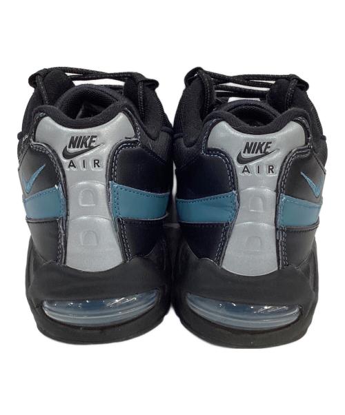 NIKE（ナイキ）NIKE (ナイキ) AIR MAX 95 ローカットスニーカー ブラック×ブルー サイズ:28㎝の古着・服飾アイテム
