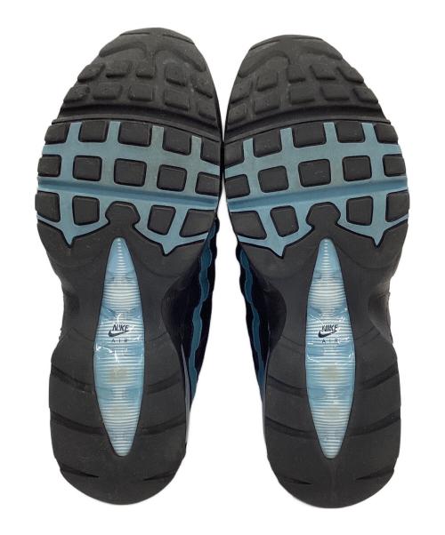 NIKE（ナイキ）NIKE (ナイキ) AIR MAX 95 ローカットスニーカー ブラック×ブルー サイズ:28㎝の古着・服飾アイテム