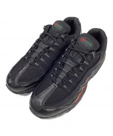 NIKE×UNDEFEATED（ナイキ×アンディフィーテッド）の古着「AIR MAX 95 SP ローカットスニーカー」｜ブラック×レッド×グリーン