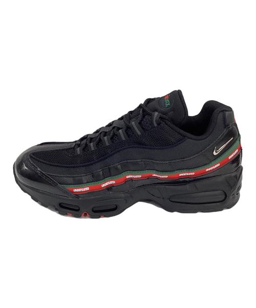 NIKE（ナイキ）NIKE (ナイキ) UNDEFEATED (アンディフィーテッド) AIR MAX 95 SP ローカットスニーカー ブラック×レッド×グリーン サイズ:28㎝の古着・服飾アイテム