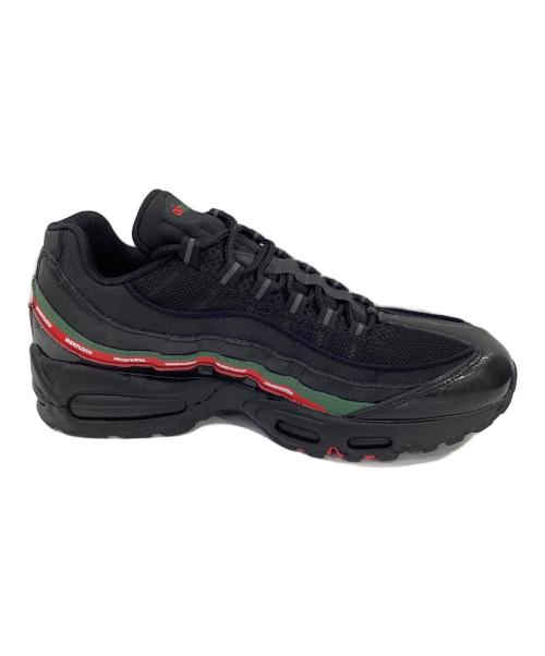 NIKE（ナイキ）NIKE (ナイキ) UNDEFEATED (アンディフィーテッド) AIR MAX 95 SP ローカットスニーカー ブラック×レッド×グリーン サイズ:28㎝の古着・服飾アイテム