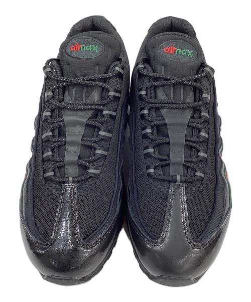 NIKE（ナイキ）NIKE (ナイキ) UNDEFEATED (アンディフィーテッド) AIR MAX 95 SP ローカットスニーカー ブラック×レッド×グリーン サイズ:28㎝の古着・服飾アイテム