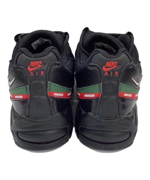 NIKE（ナイキ）NIKE (ナイキ) UNDEFEATED (アンディフィーテッド) AIR MAX 95 SP ローカットスニーカー ブラック×レッド×グリーン サイズ:28㎝の古着・服飾アイテム