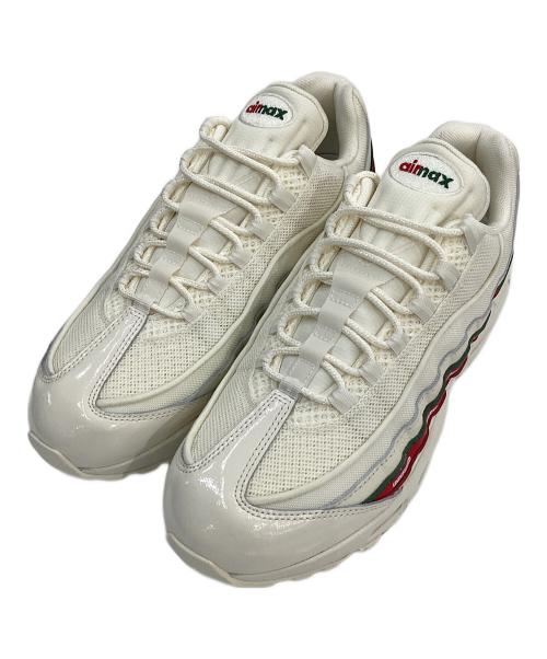 NIKE（ナイキ）NIKE (ナイキ) UNDEFEATED (アンディフィーテッド) AIR MAX 95 SP ローカットスニーカー アイボリー サイズ:28㎝の古着・服飾アイテム