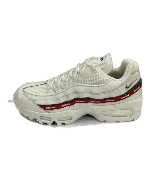 NIKE（ナイキ）NIKE (ナイキ) UNDEFEATED (アンディフィーテッド) AIR MAX 95 SP ローカットスニーカー アイボリー サイズ:28㎝の古着・服飾アイテム