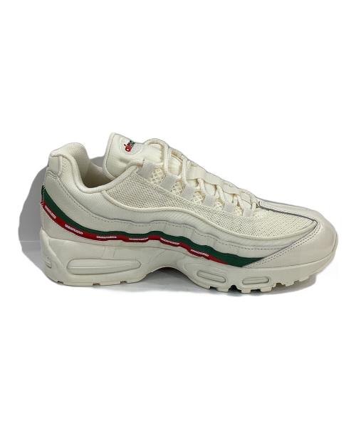 NIKE（ナイキ）NIKE (ナイキ) UNDEFEATED (アンディフィーテッド) AIR MAX 95 SP ローカットスニーカー アイボリー サイズ:28㎝の古着・服飾アイテム