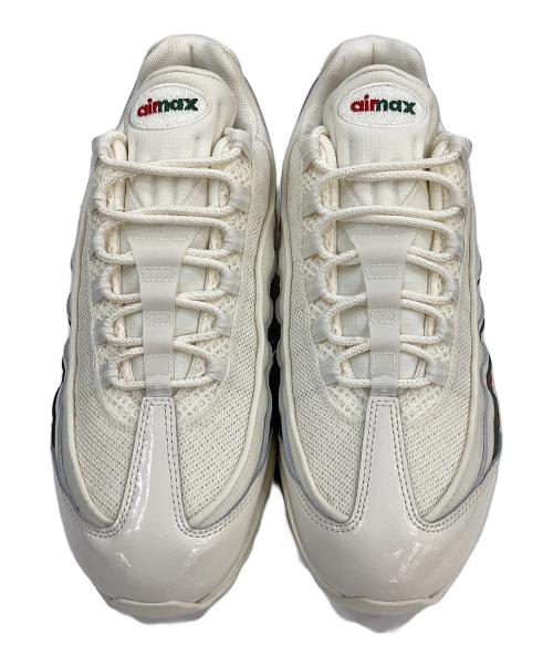 NIKE（ナイキ）NIKE (ナイキ) UNDEFEATED (アンディフィーテッド) AIR MAX 95 SP ローカットスニーカー アイボリー サイズ:28㎝の古着・服飾アイテム