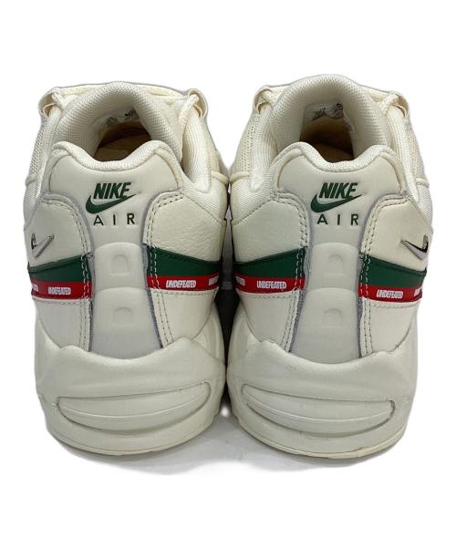 NIKE（ナイキ）NIKE (ナイキ) UNDEFEATED (アンディフィーテッド) AIR MAX 95 SP ローカットスニーカー アイボリー サイズ:28㎝の古着・服飾アイテム