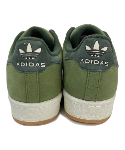 adidas（アディダス）adidas (アディダス) TMNT Teenage Mutant Ninja Turtles (ティーンエイジ ミュータント ニンジャ タートルズ) TMNT SHELLTOE ローカットスニーカー グリーン×レッド サイズ:28の古着・服飾アイテム