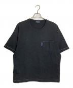 COMME des GARCONS HOMMEコムデギャルソン オム）の古着「綿度詰め天竺S/S TEE」｜ブラック