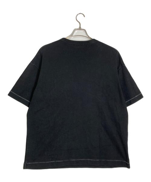 COMME des GARCONS HOMME（コムデギャルソン オム）COMME des GARCONS HOMME (コムデギャルソン オム) 綿度詰め天竺S/S TEE ブラック サイズ:Lの古着・服飾アイテム