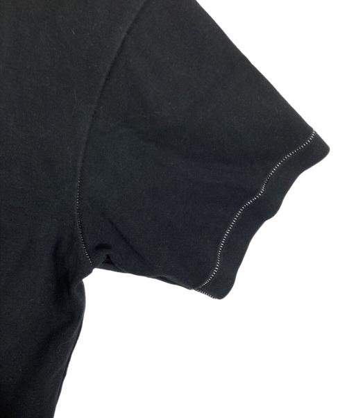 COMME des GARCONS HOMME（コムデギャルソン オム）COMME des GARCONS HOMME (コムデギャルソン オム) 綿度詰め天竺S/S TEE ブラック サイズ:Lの古着・服飾アイテム