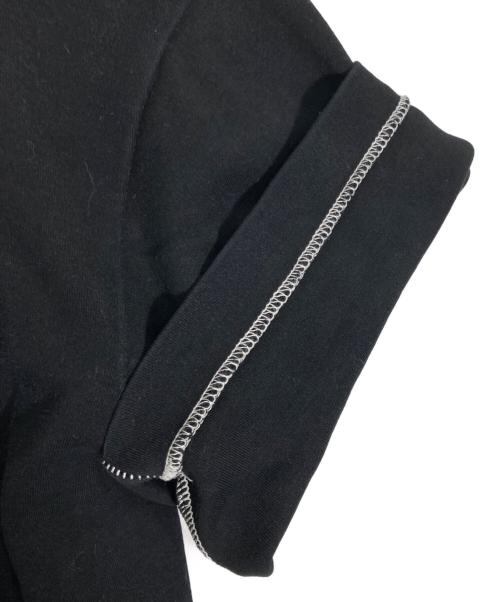 COMME des GARCONS HOMME（コムデギャルソン オム）COMME des GARCONS HOMME (コムデギャルソン オム) 綿度詰め天竺S/S TEE ブラック サイズ:Lの古着・服飾アイテム