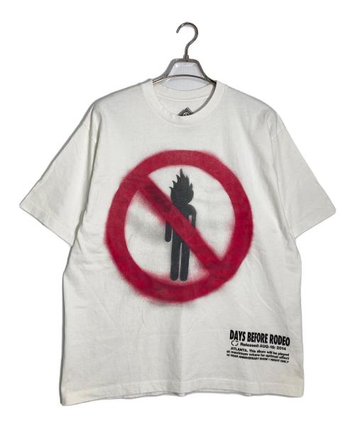 Travis Scott（トラヴィススコット）Travis Scott (トラヴィススコット) 10周年記念プリントTシャツ ホワイト サイズ:XLの古着・服飾アイテム