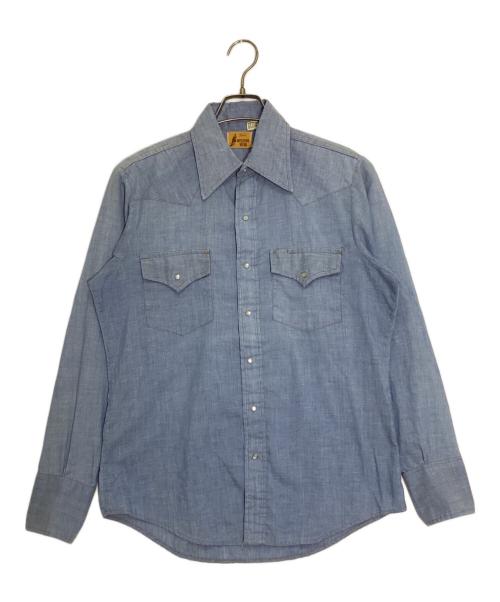 Sears（シアーズ）Sears (シアーズ) ウエスタンシャンブレーシャツ ブルー サイズ:不明の古着・服飾アイテム