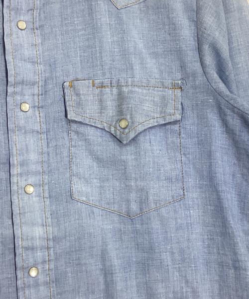Sears（シアーズ）Sears (シアーズ) ウエスタンシャンブレーシャツ ブルー サイズ:不明の古着・服飾アイテム