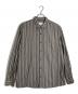 DEVON HOWARD（デヴォン・ハワード）の古着「Stripe Shirt/ストライプ シャツ」｜ブラウン