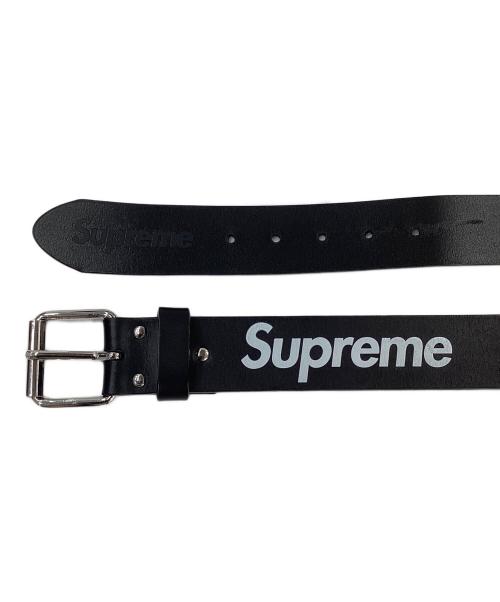 SUPREME（シュプリーム）Supreme (シュプリーム) Repeat Leather Belt / リピートレザーベルト ブラック サイズ:Lの古着・服飾アイテム