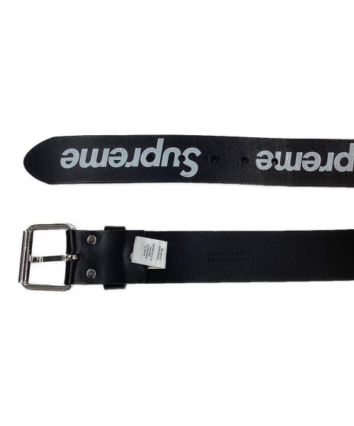 SUPREME（シュプリーム）Supreme (シュプリーム) Repeat Leather Belt / リピートレザーベルト ブラック サイズ:Lの古着・服飾アイテム