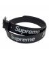 Supreme（シュプリーム）の古着「Repeat Leather Belt / リピートレザーベルト」｜ブラック