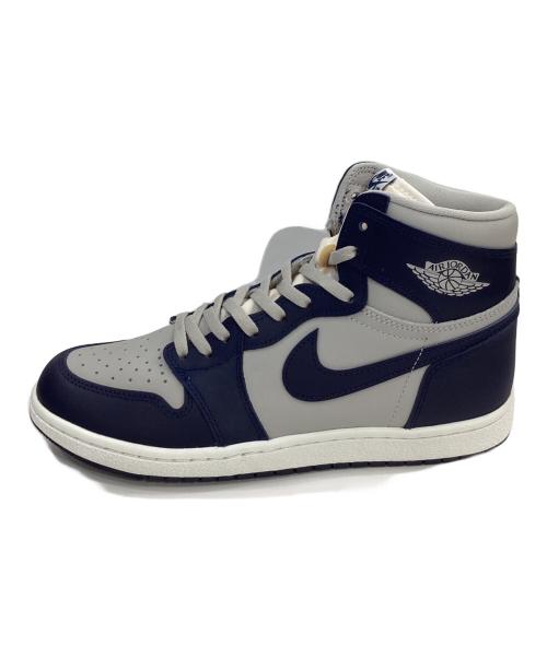 NIKE（ナイキ）NIKE (ナイキ) AIR JORDAN 1 HIGH 85 ハイカットスニーカー ネイビー×グレー サイズ:28の古着・服飾アイテム