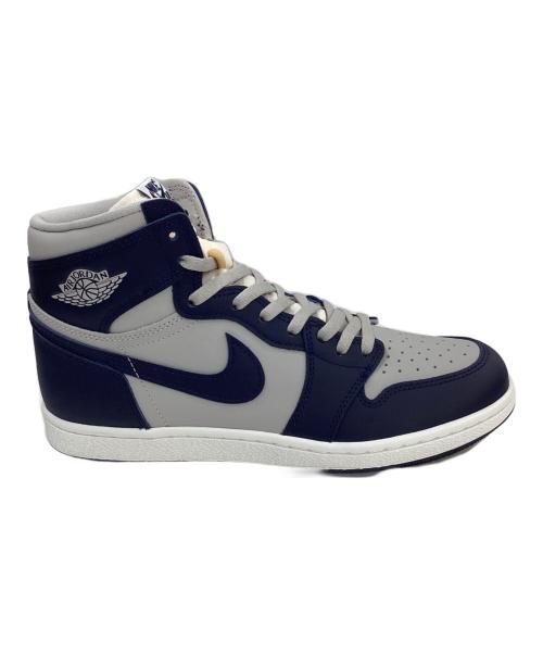 NIKE（ナイキ）NIKE (ナイキ) AIR JORDAN 1 HIGH 85 ハイカットスニーカー ネイビー×グレー サイズ:28の古着・服飾アイテム