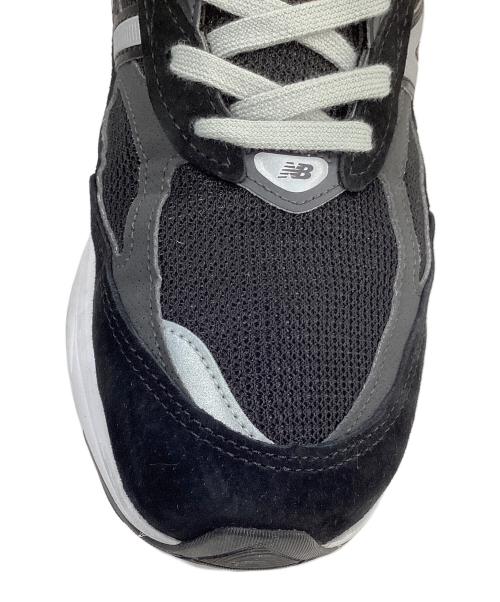 NEW BALANCE（ニューバランス）NEW BALANCE (ニューバランス) 990 ローカットスニーカー ブラック×グレー×ホワイト サイズ:28㎝の古着・服飾アイテム