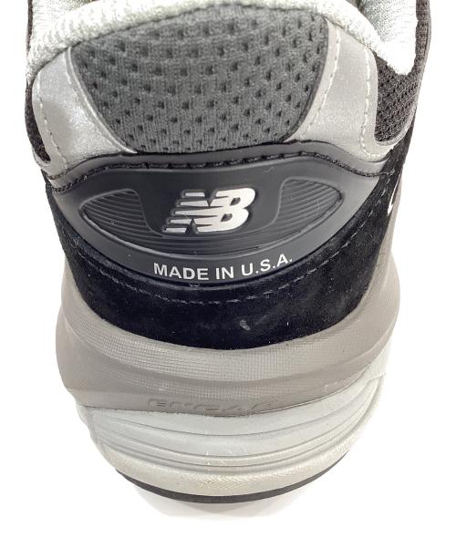 NEW BALANCE（ニューバランス）NEW BALANCE (ニューバランス) 990 ローカットスニーカー ブラック×グレー×ホワイト サイズ:28㎝の古着・服飾アイテム