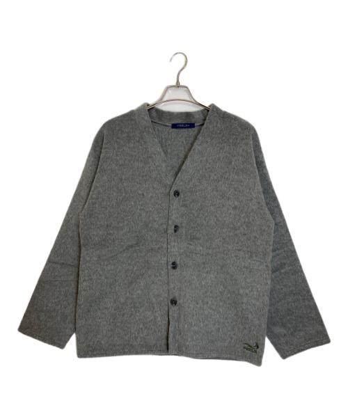 FEELS.（フィールズ）FEELS. (フィールズ) Alpaca Wool Cardigan / アルパカウールカーディガン グレー サイズ:XLの古着・服飾アイテム