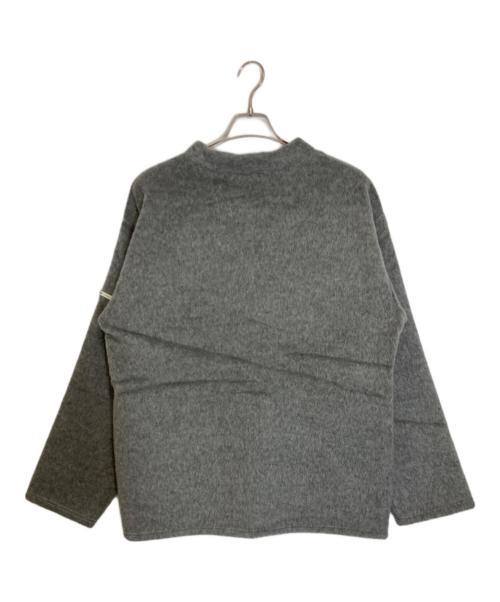 FEELS.（フィールズ）FEELS. (フィールズ) Alpaca Wool Cardigan / アルパカウールカーディガン グレー サイズ:XLの古着・服飾アイテム
