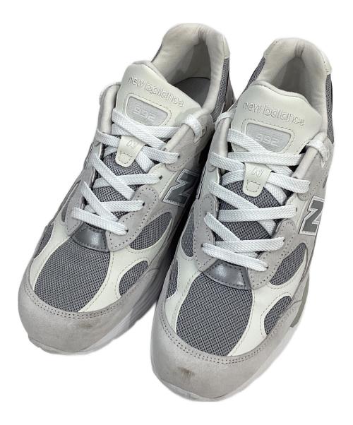 NEW BALANCE（ニューバランス）NEW BALANCE (ニューバランス) 992 ローカットスニーカー ホワイト×グレー サイズ:28㎝の古着・服飾アイテム