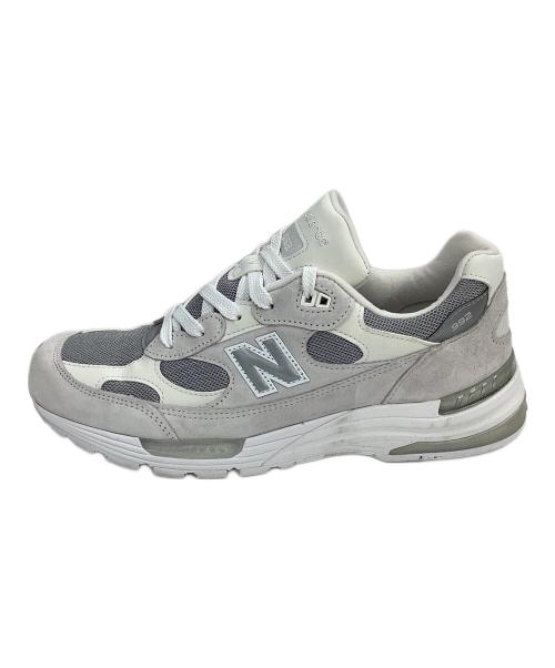 NEW BALANCE（ニューバランス）NEW BALANCE (ニューバランス) 992 ローカットスニーカー ホワイト×グレー サイズ:28㎝の古着・服飾アイテム