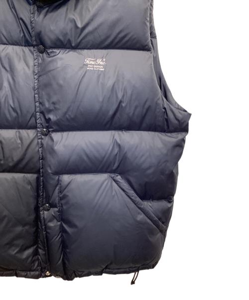 Time inc.（タイム インク）Time inc. (タイム インク) PWC Down Vest ネイビー サイズ:Lの古着・服飾アイテム