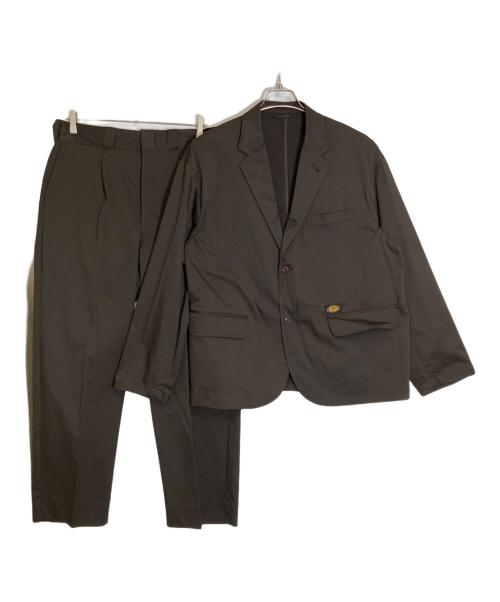 Dickies（ディッキーズ）Dickies (ディッキーズ) TRIPSTER INC (トリップスター) BEAMS (ビームス) 別注 セットアップスーツ ブラウン サイズ:Lの古着・服飾アイテム