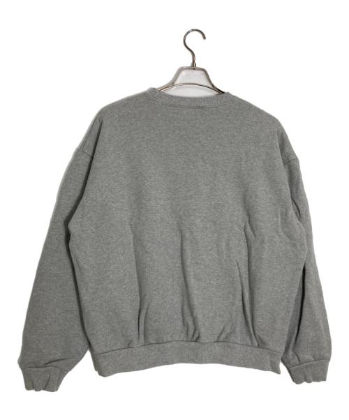 FEELS.（フィールズ）FEELS. (フィールズ) エンブロイダリークルーネックスウェット グレー サイズ:Lの古着・服飾アイテム