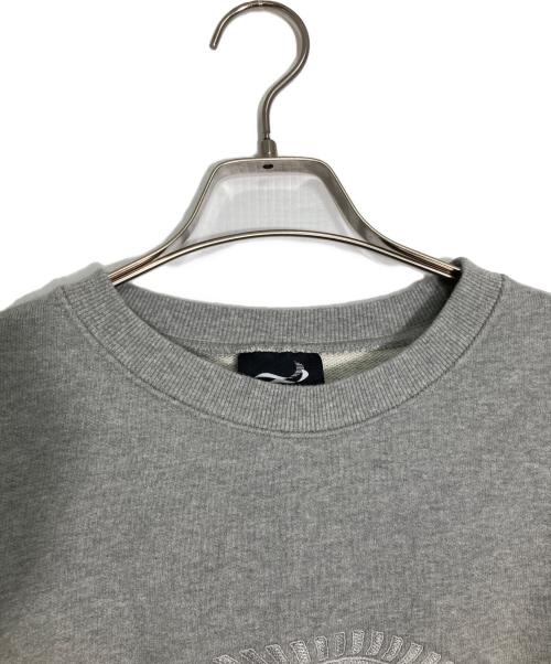 FEELS.（フィールズ）FEELS. (フィールズ) エンブロイダリークルーネックスウェット グレー サイズ:Lの古着・服飾アイテム