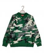 SUPREMEシュプリーム）の古着「Small Box Polo Sweater/スモール・ボックス・ポロ・セーター」｜グリーン×ホワイト×ブラック×グレー