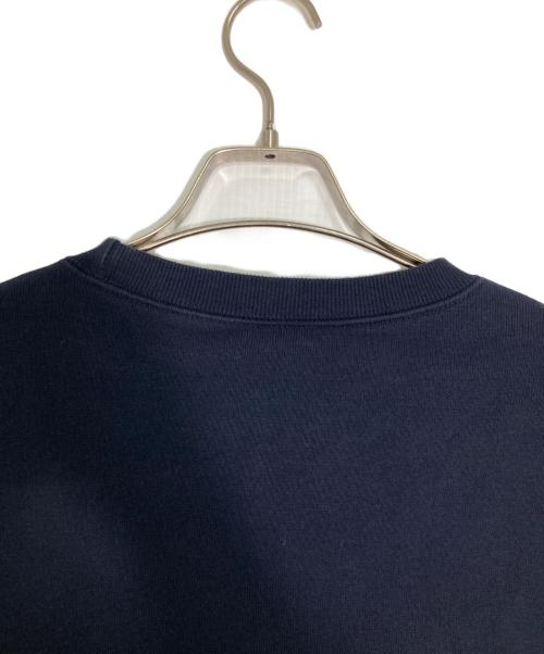FEELS.（フィールズ）FEELS. (フィールズ) エンブロイダリークルーネックスウェット ネイビー サイズ:Lの古着・服飾アイテム